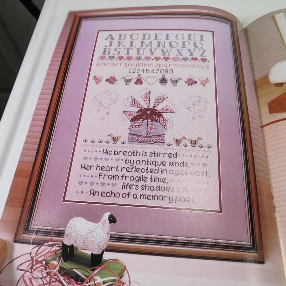 Farmhouse Quilting and Cross Stitching 41 page PATTERN BOOK 1982